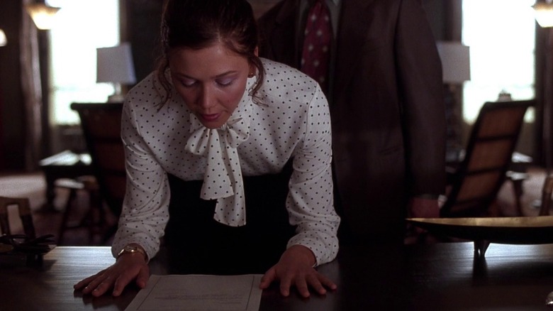 Maggie Gyllenhaal in Secretary.