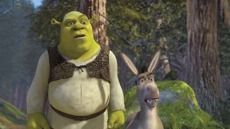 Shrek 2 movie Shrek and Donkey