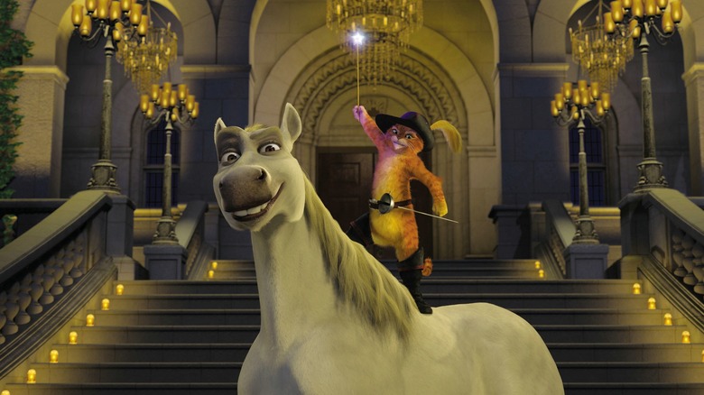 Shrek 2 Donkey and Puss in Boots