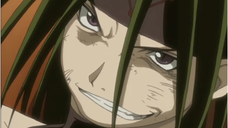 Fullmetal Alchemist 2003 Envy extreme close-up sadistic smile