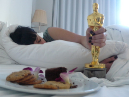 Diablo Cody Sleeping with Oscar