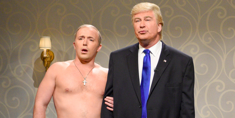 Saturday Night Live - Alec Baldwin and Beck Bennett as Donald Trump and Vladimir Putin