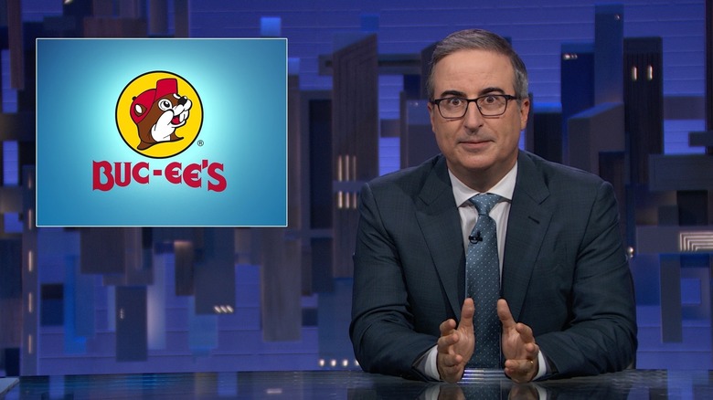 John Oliver doing a segment on Buc-ee's on Last Week Tonight