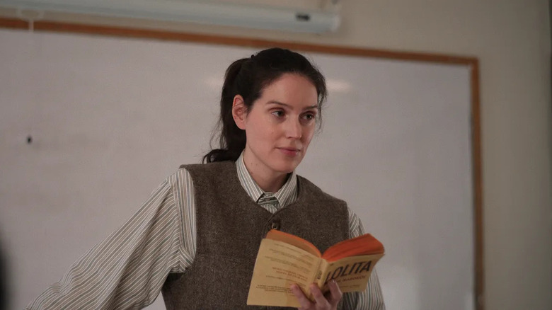 Agnes reading Lolita to her class in Sorry, Baby