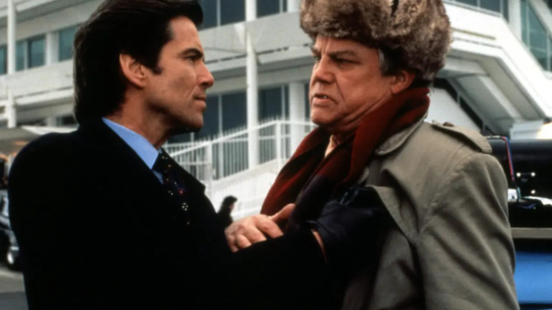 James Bond interrogates Jack Wade in Goldeneye