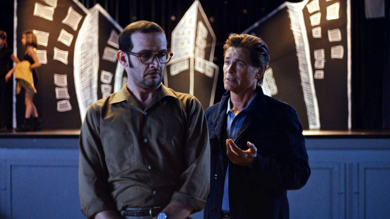 Doug and Principal Brady discuss issues with direction in The Musical