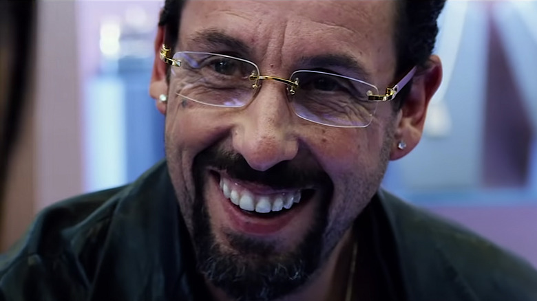 Adam Sandler smiling glasses Uncut Gems