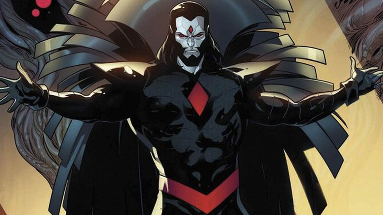 Mister Sinister, with arms wide open