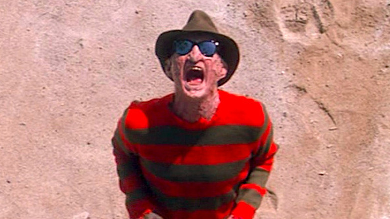 Freddy Krueger screaming