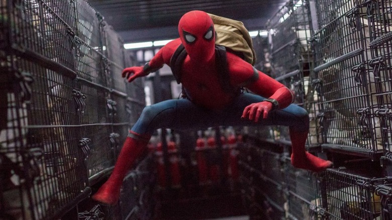 Tom Holland in Spider-Man: Homecoming