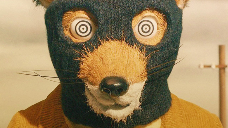 A dazed Mr. Fox (George Clooney) stands with spirals in his eyes in Fantastic Mr. Fox