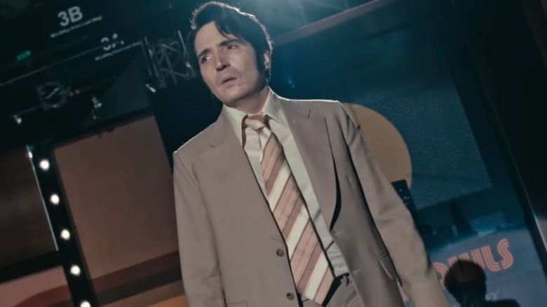 David Dastmalchian's Jack Delroy looking confused in Late Night with the Devil