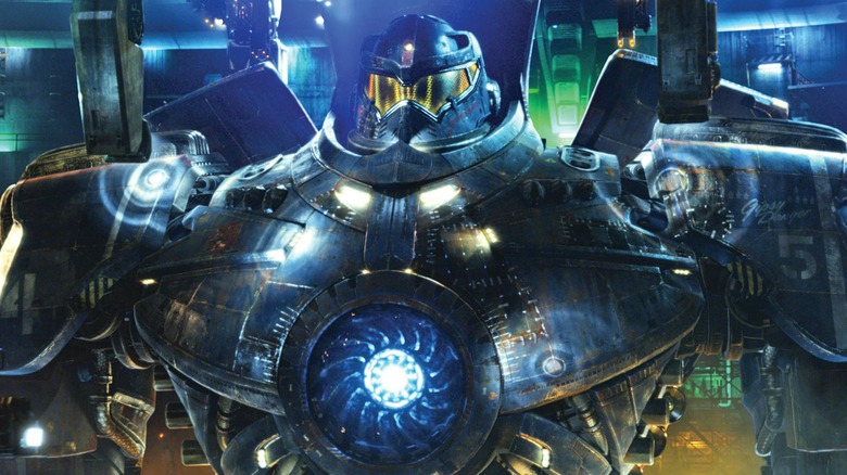 Gipsy Danger getting ready