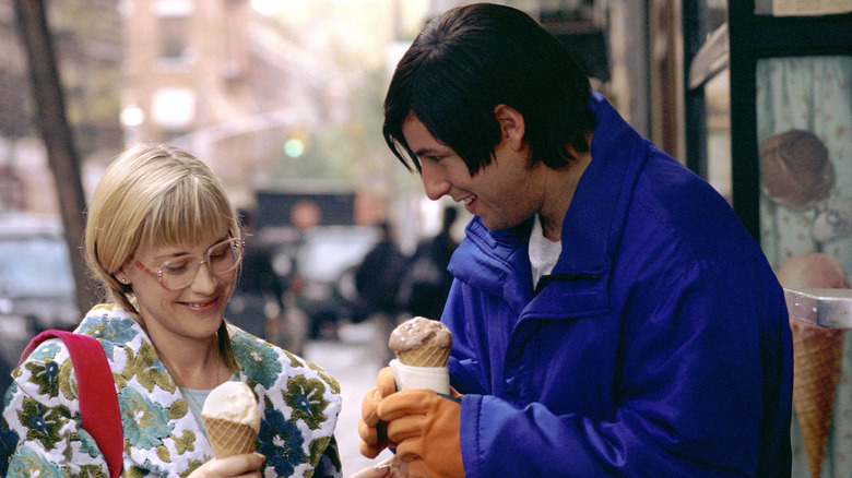 Valerie and Little Nicky getting gelato