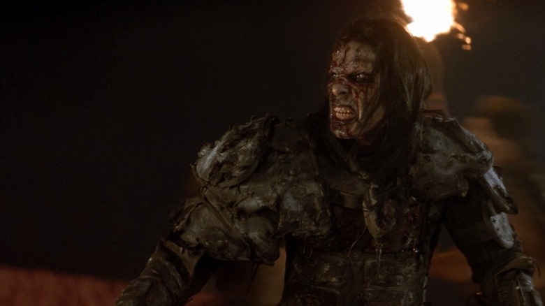 Yared with an angry look on his face in Ghosts of Mars