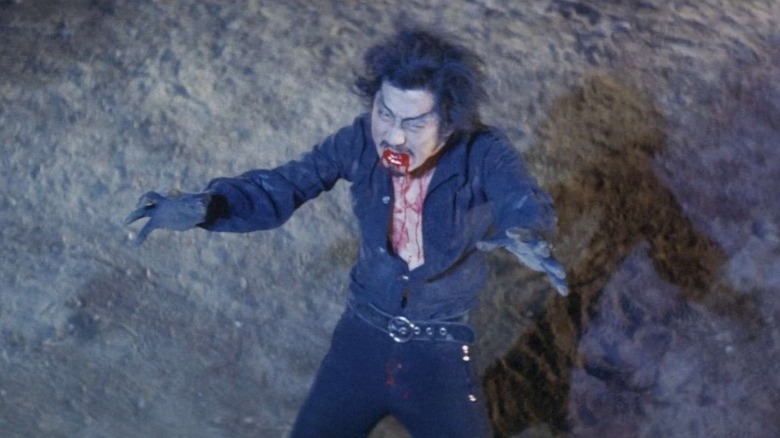 Sonny Chiba in "Wolf Guy"