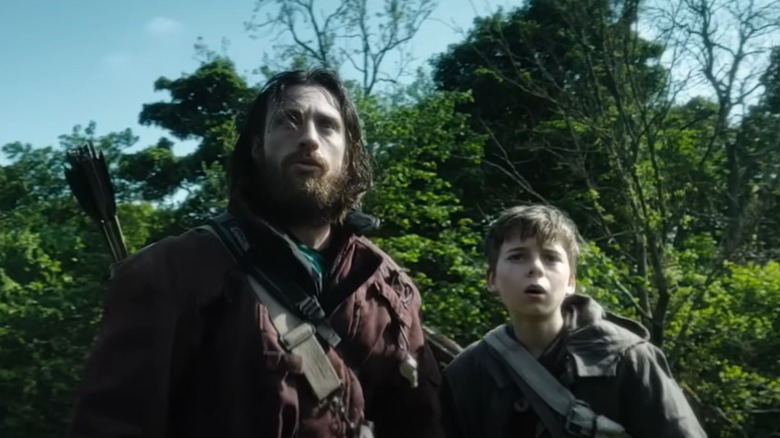 Jamie and Spike look to the boy's future in 28 Years Later