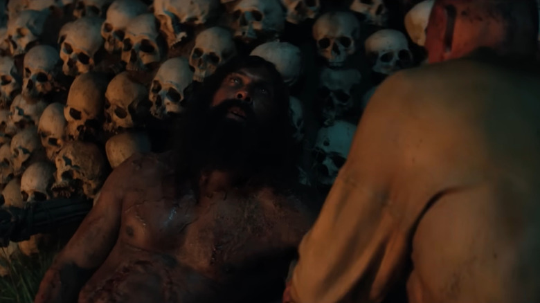 Dr. Kelson giving a shot to Samson in 28 Years Later: The Bone Temple