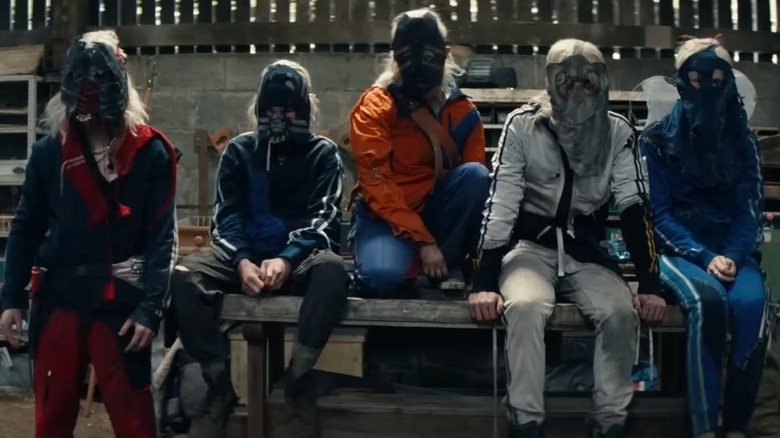 The Jimmys prepare to deliver charity in 28 Years Later: The Bone Temple