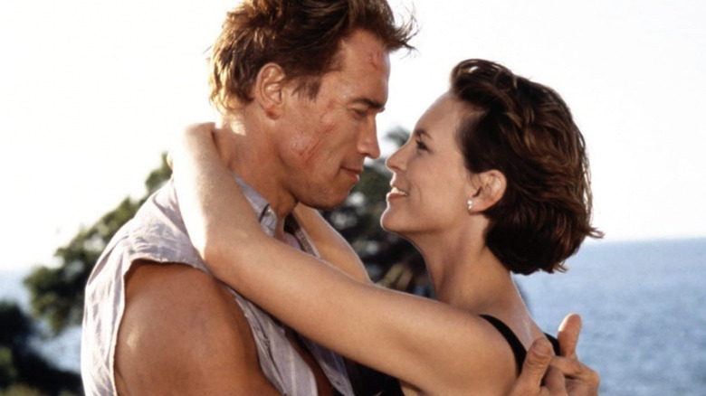 Arnold and Jamie Lee Curtis in True Lies