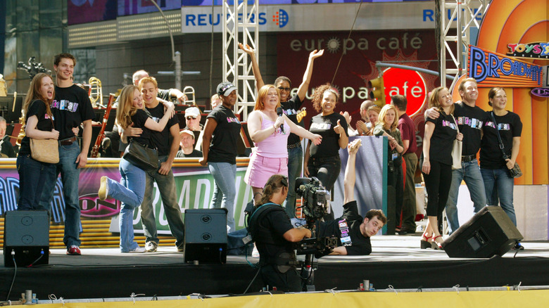 The Broadway cast of "Hairspray: The Musical."