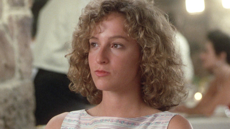Frances sitting at a fancy lunch in Dirty Dancing