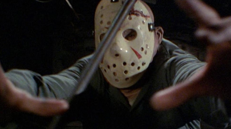 Jason takes up the mask in Friday the 13th Part III 3D (1982)