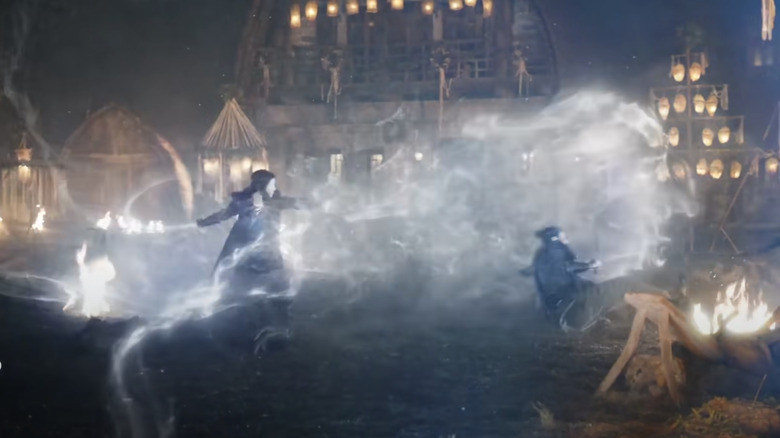 The Wheel of Time - Moiraine and Lan Fighting