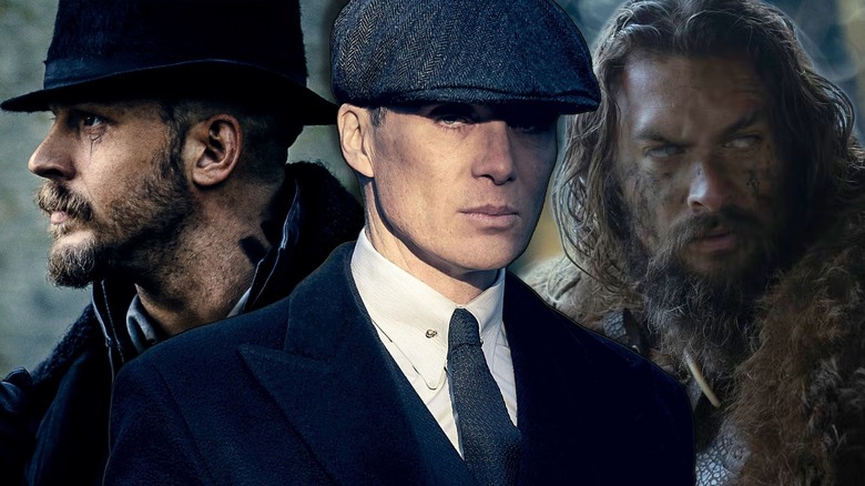 Tom Hardy, Cillian Murphy, and Jason Momoa side by side