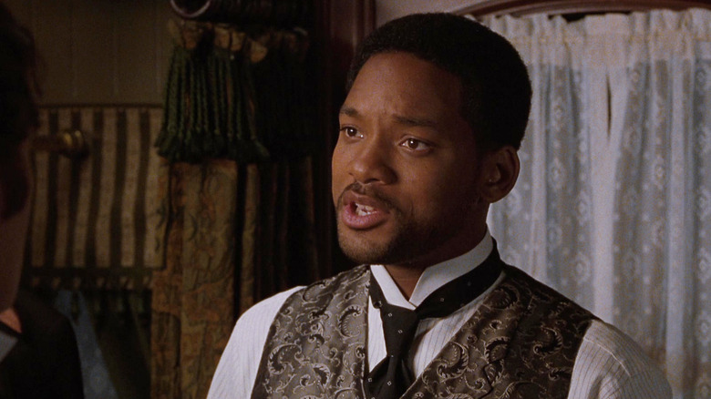 Will Smith as James T. West looking distraught in Wild Wild West