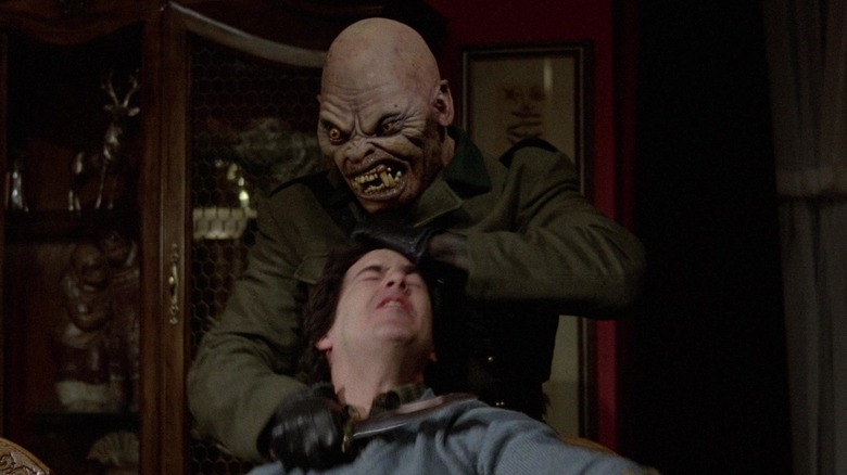 A Nazi Werewolf attaking David in An American Werewolf in London