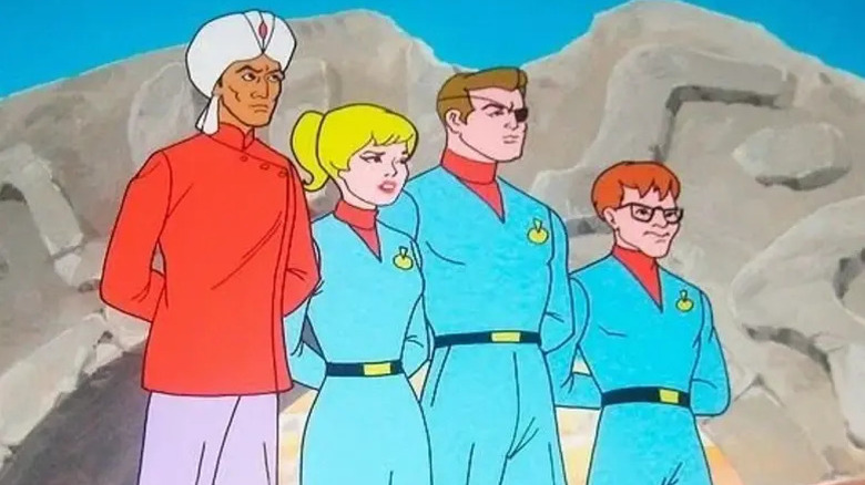 Guru, Erica Lane, Jonathan Kidd, and Busby Birdwell, on Fantastic Voyage