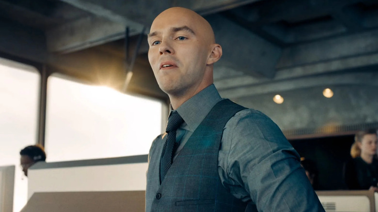 Lex Luthor smiling in Superman (2025)