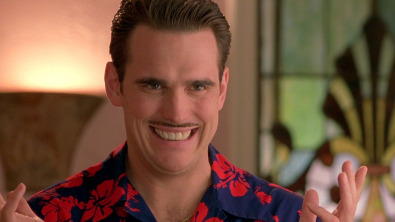 There's Something about Mary, Matt Dillon as Detective Pat Healy, smiling sleazily here