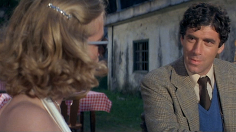 Robert talking to Amanda in The Lady Vanishes