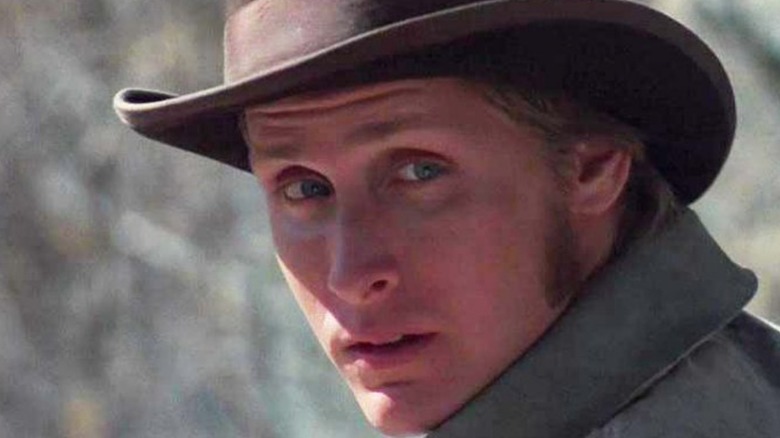 Billy the Kid (Emilio Estevez) looks back in Young Guns