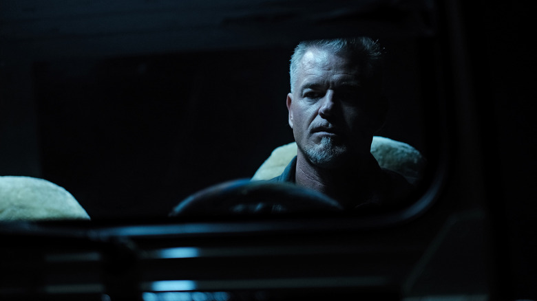 Cal sitting in his car on Euphoria