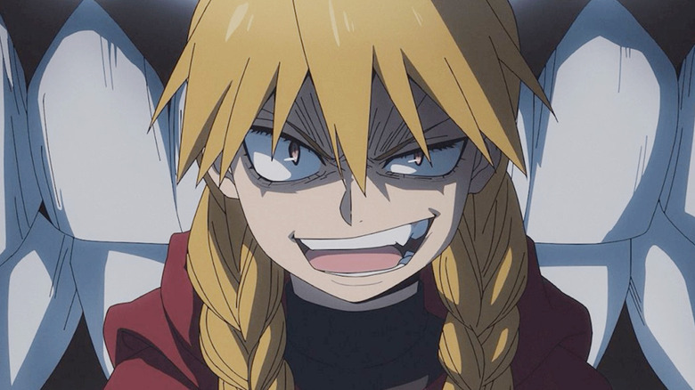 Gabby in front of Gabriel in Daemons of the Shadow Realm