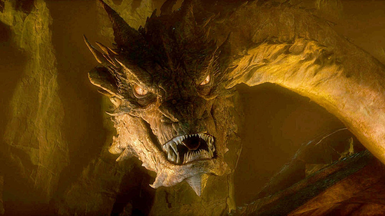 Smaug in The Hobbit: The Desolation of Smaug