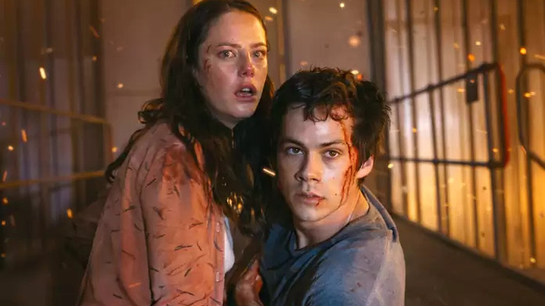Teresa and Thomas are trapped in the lab in Maze Runner: The Death Cure