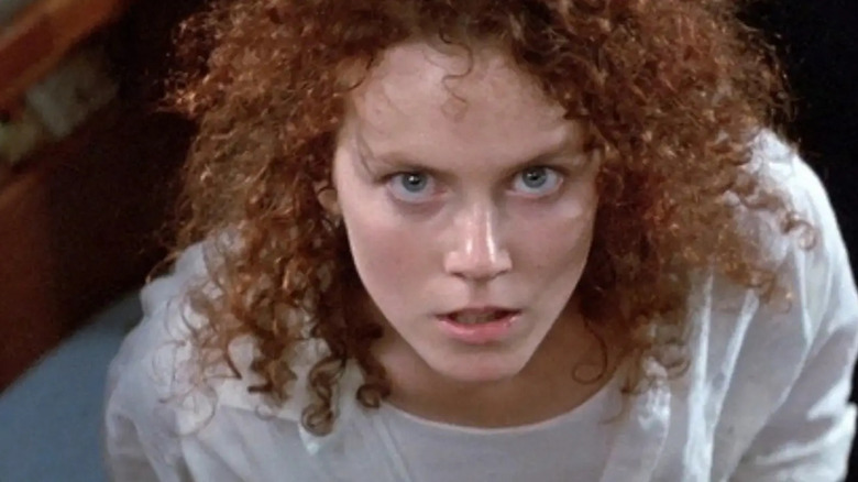 Rae looks into the camera in Dead Calm