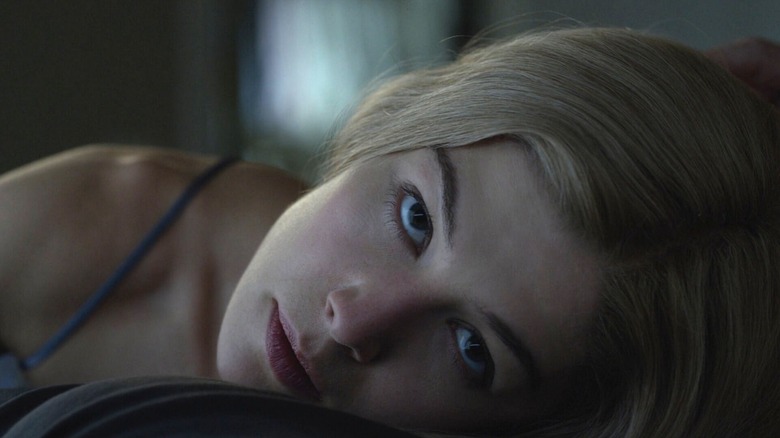 Amy Elliott Dunne clearly plotting something in Gone Girl