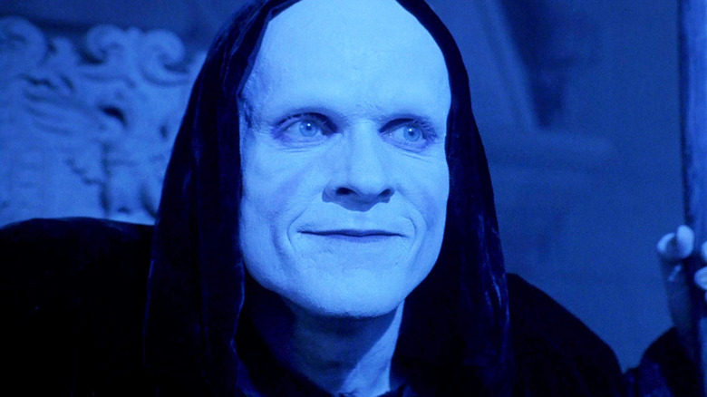 William Sadler as Death smiling slightly in Bill & Ted's Bogus Journey
