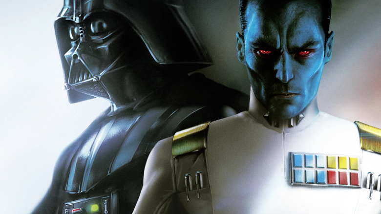 Darth Vader and Thrawn on the cover of Thrawn: Alliances