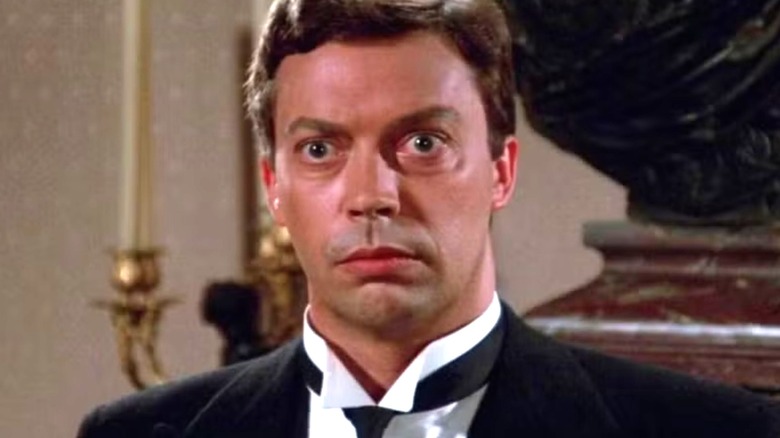 Wadsworth looking baffled in Clue