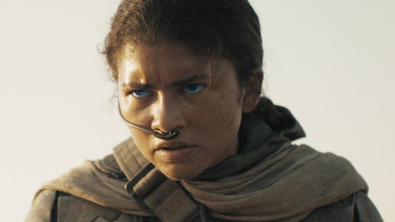Chani looking intense in Dune: Part Two