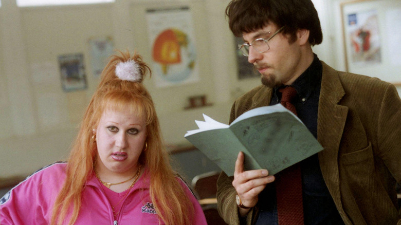 Vicky Pollard looking annoyed in Little Britain
