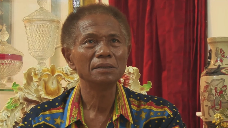 Anwar Congo sits for an interview in The Act of Killing