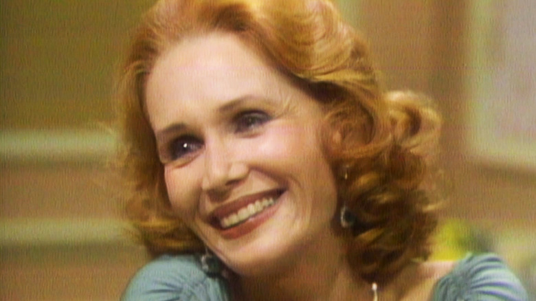 Katherine Helmond's Jessica Tate is seen in closeup in Soap