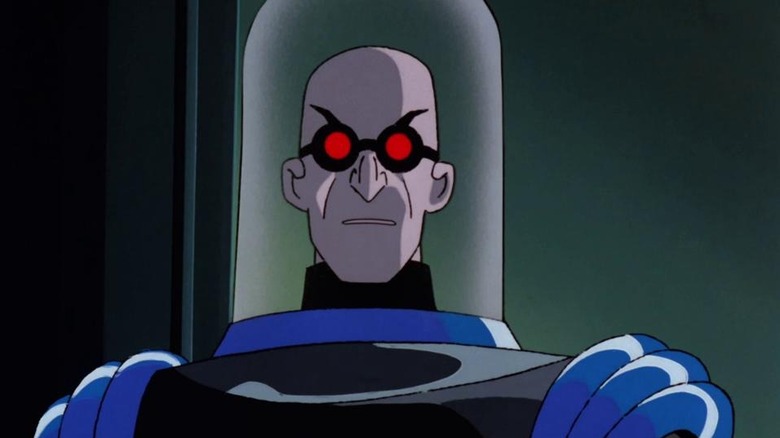 Batman: The Animated Series, "Heart of Ice" close-up of Mr. Freeze